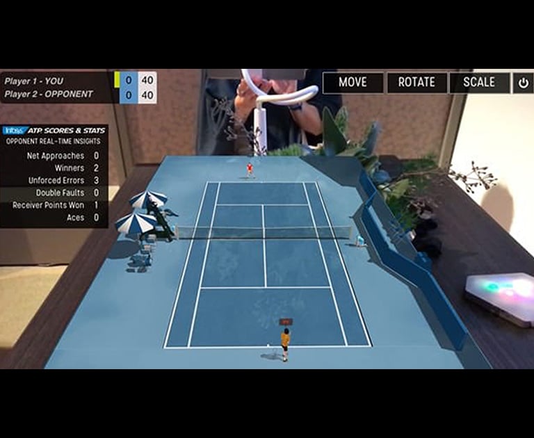 AR Tennis Gaming