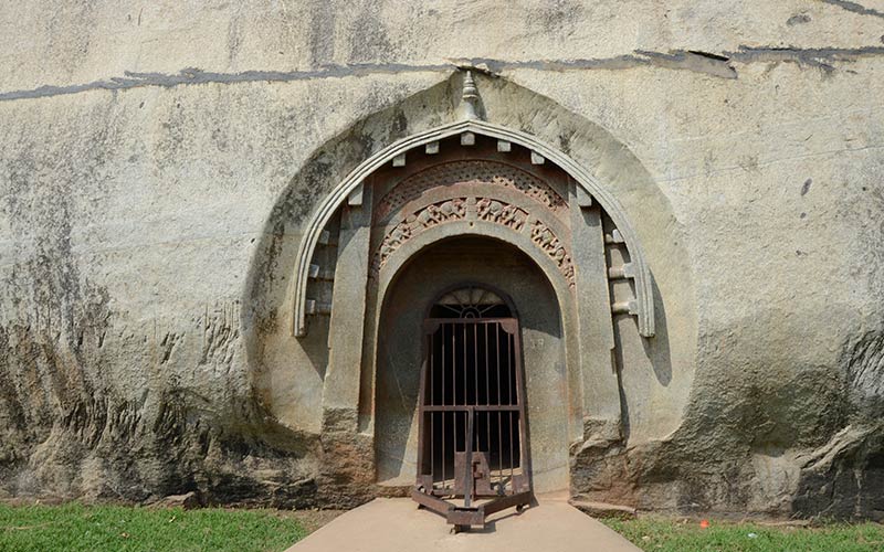 Barabar Caves is one of the oldest rock-cut caves in India and was inspired by wood architecture.