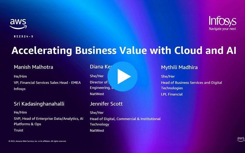 AWS re:Invent 2025 - Accelerating Business Value with Cloud and AI (BIZ324)