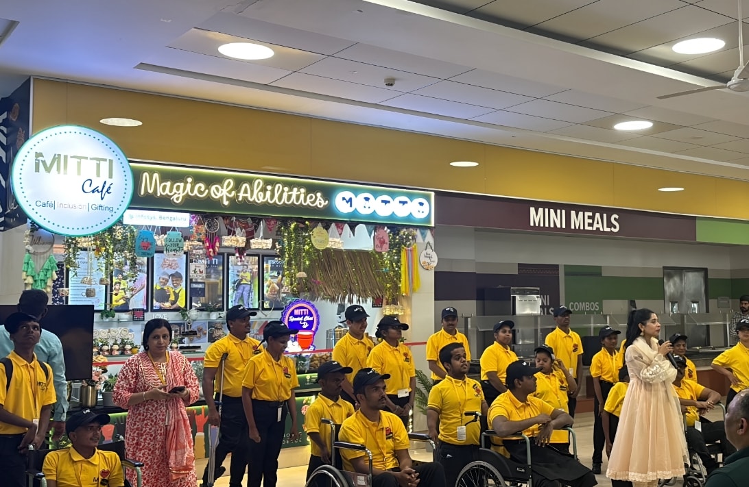 With a focus on livelihood development for persons with disabilities, we proudly restarted the MITTI Cafe