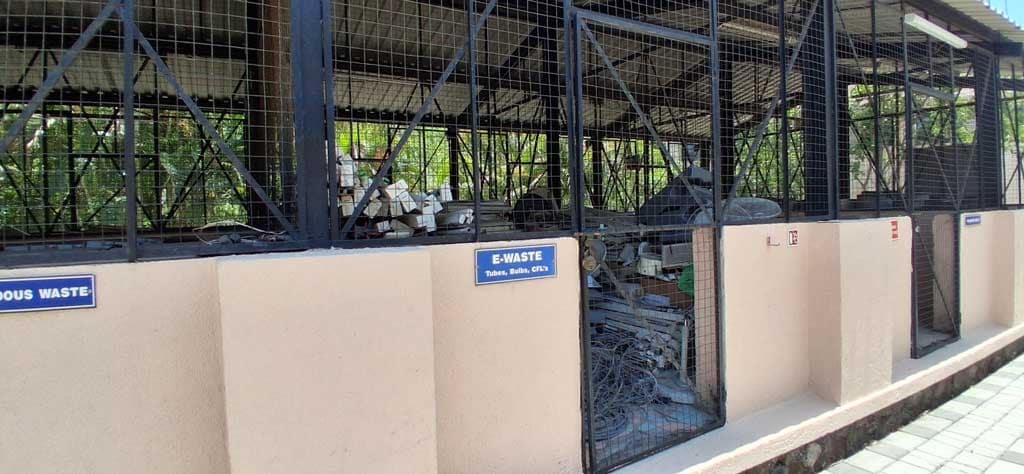 Waste is segregated at source on our campuses.