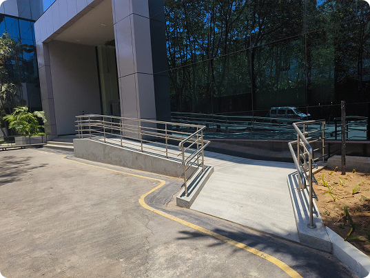 Most of the buildings in our campuses are accessible for persons with disabilities