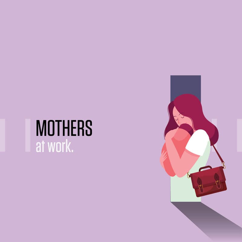 Mothers at work.