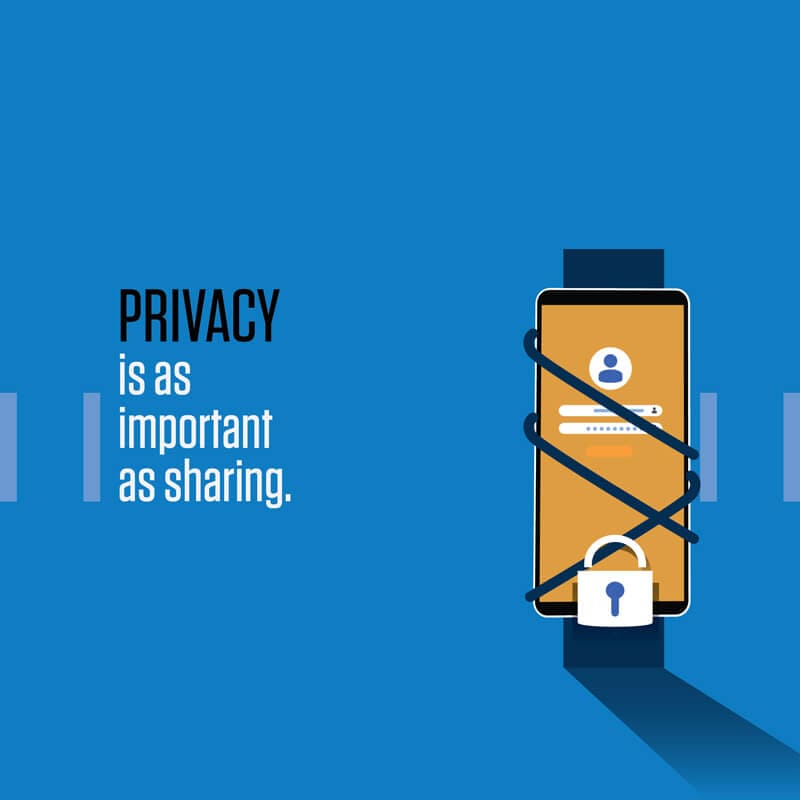 Privacy is as important as sharing