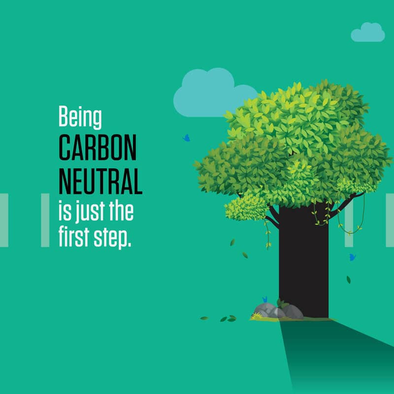 Being carbon neutral