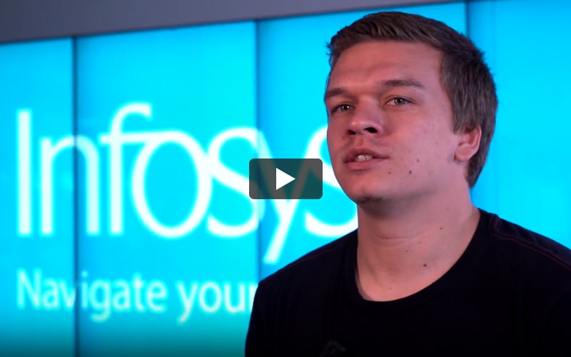Cha’Sed from the Raleigh hub talks about his experience with Infosys