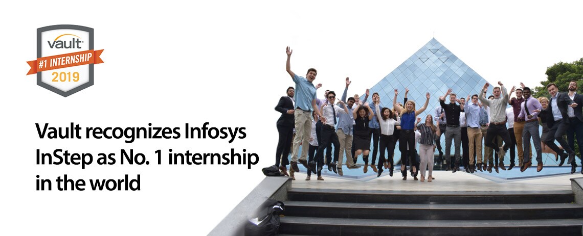 Infosys instep recognized best internship