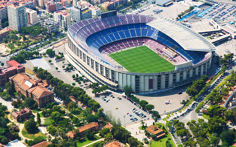 Tour of Camp Nou FC Barcelona
