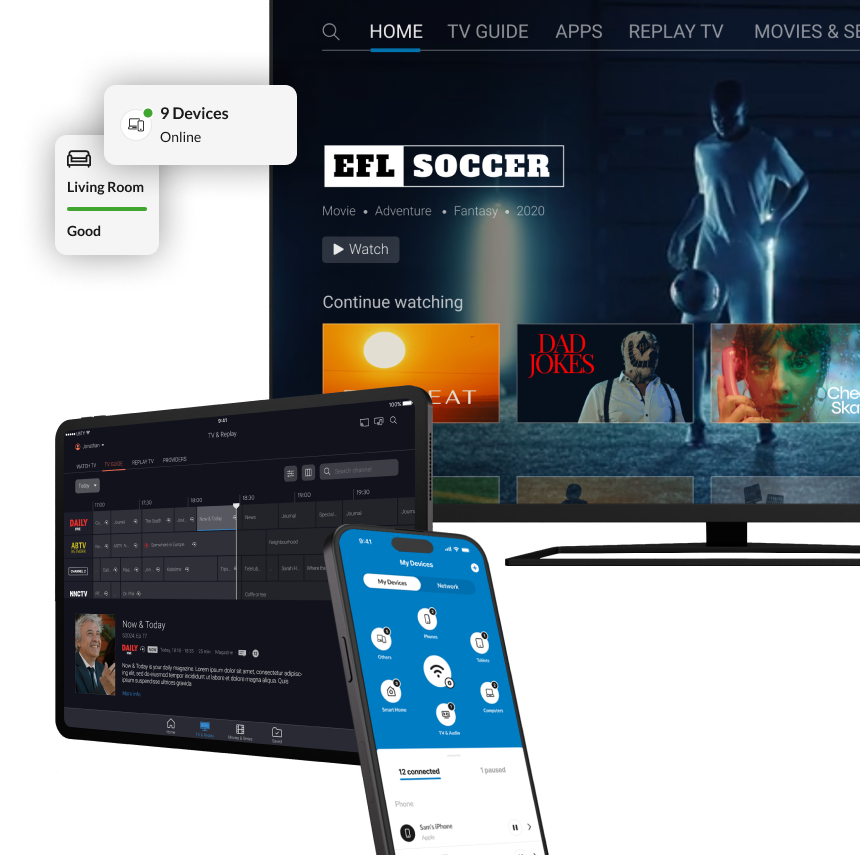 Entertainment and In-home Connectivity Suite