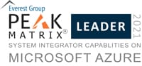 Infosys Positioned as a Leader in the Everest Group PEAK Matrix® for Microsoft Azure System Integrators 2021