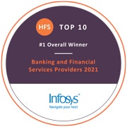 Infosys ranked #1 service provider in HFS Top 10 for Banking and Financial Services 2021