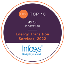 Infosys ranked Winner in HFS Energy Transition Services, 2022