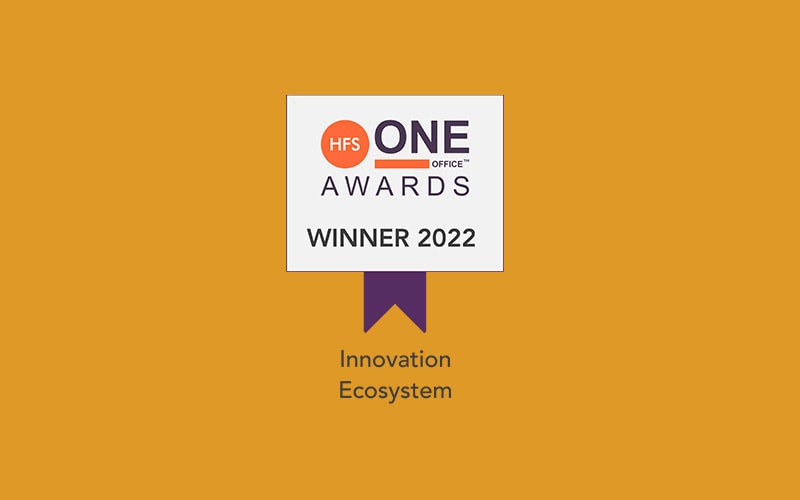 Infosys Financial Services Wins the Innovation Ecosystem HFS OneOffice™ Award