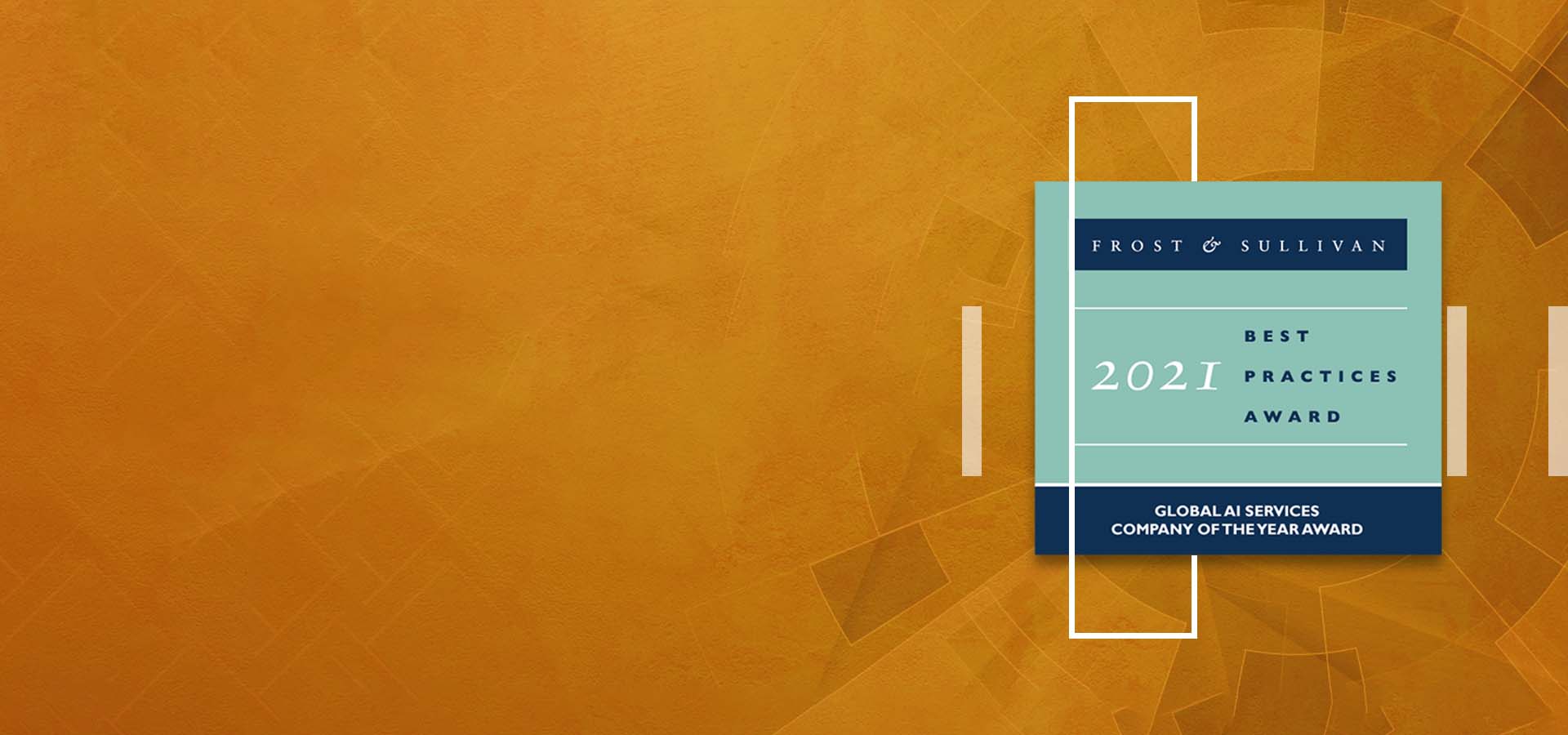 Infosys Recognized as the 2021 Global AI Services Company of the Year by Frost & Sullivan