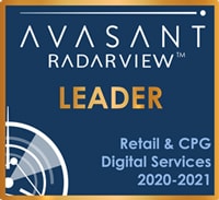 Infosys recognized as a leader in Avasant RadarView for Retail and CPG Digital Services 2020-2021 Infosys recognized as a leader in Avasant RadarView for Retail and CPG Digital Services 2020-2021