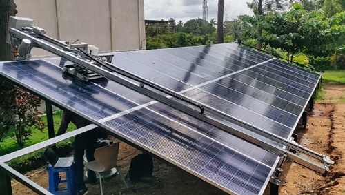 SOLAR PANEL CLEANING ROBOT SYSTEM