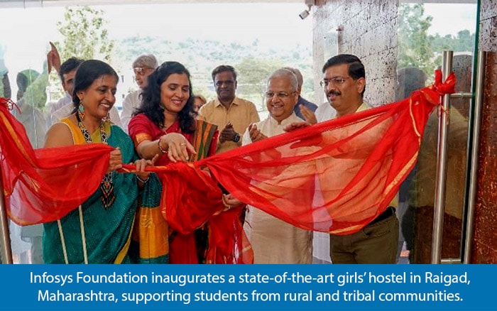 Infosys Foundation Establishes Hostel for Tribal Girls in Raigad