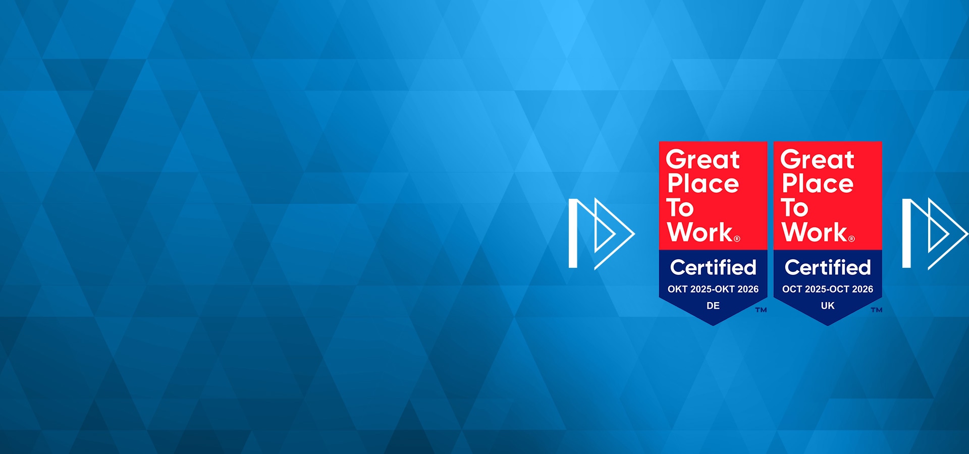 Certified Great Place to Work in the UK and Germany