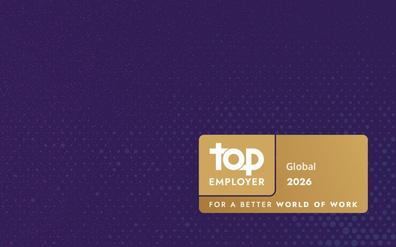 We are a globally certified Top Employer 2026 for the sixth consecutive year.
