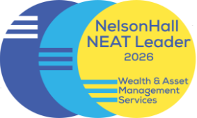 NelsonHall NEAT Vendor Evaluation for Transforming Wealth & Asset Management Services 2026 Logo