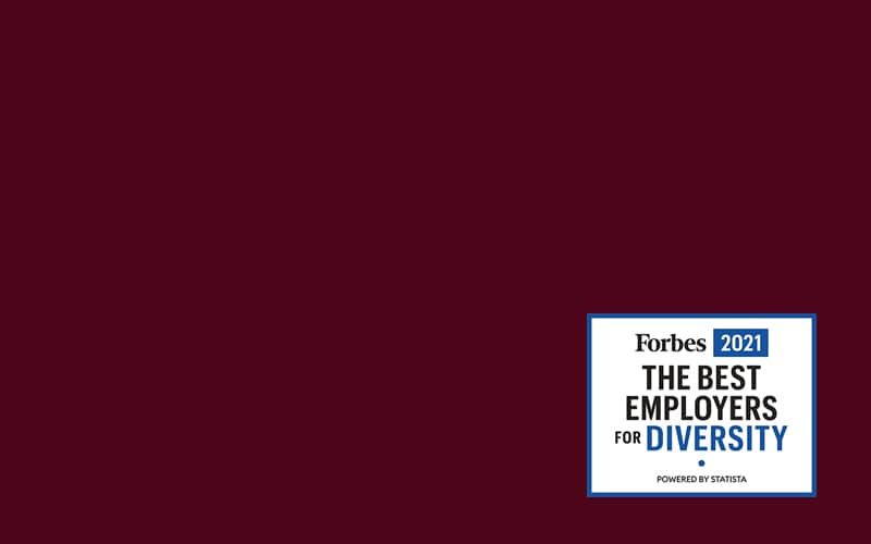 Infosys recognized by Forbes as America's Best Employers For Diversity 2021