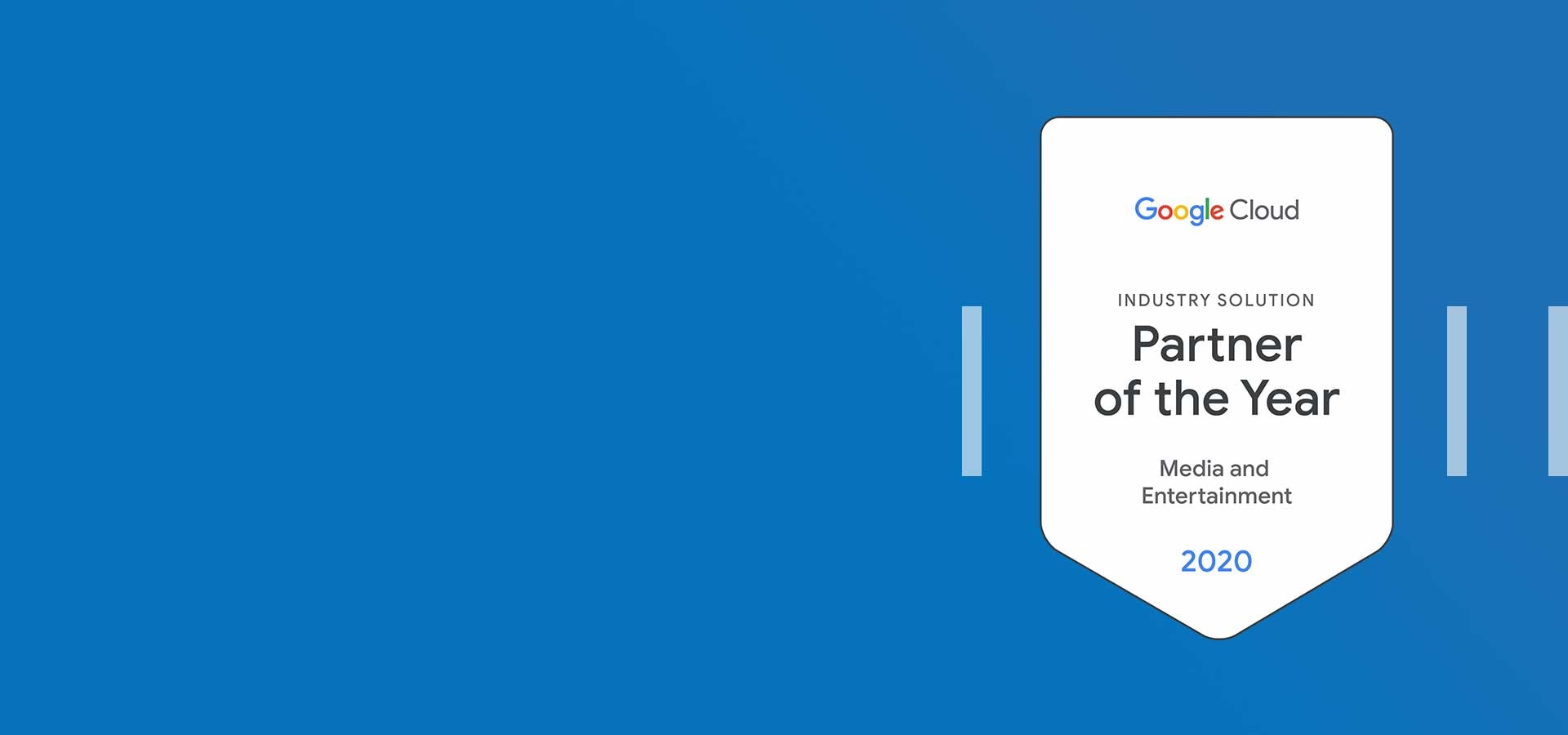 Infosys Wins 2020 Google Cloud Industry Solutions Partner of the Year- Media and Entertainment