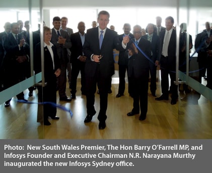 Infosys Expands Presence in Sydney; Premier of New South Wales Inaugurates New Office