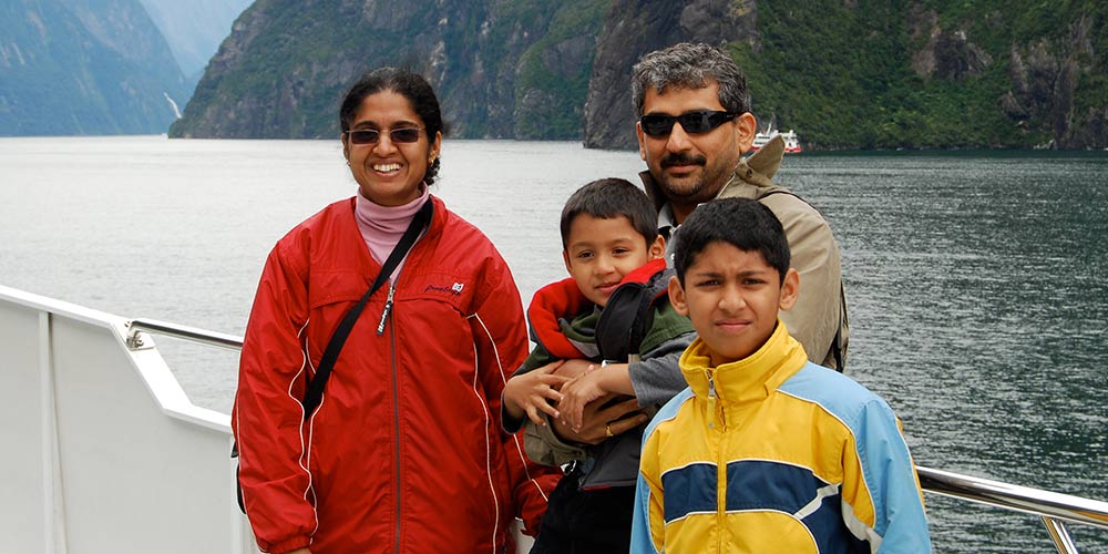 Images: Vishnu with his family