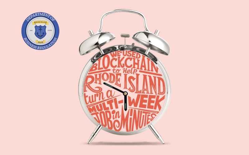 State of Rhode Island - Blockchain: The new way of doing business in Rhode Island