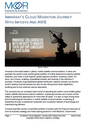 Inmarsat and AWS - Safe Passage to the Cloud