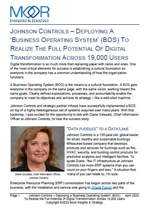 Johnson Controls - A Step Toward Success