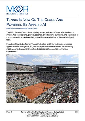 TENNIS IS NOW ON THE CLOUD AND POWERED BY APPLIED AI