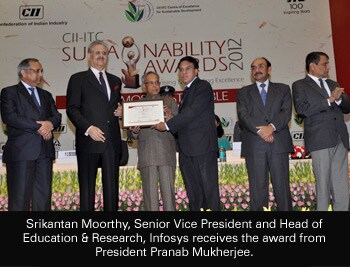 Infosys bags CII-ITC Sustainability Awards 2012