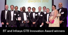BT and Infosys GTB Innovation Award winners