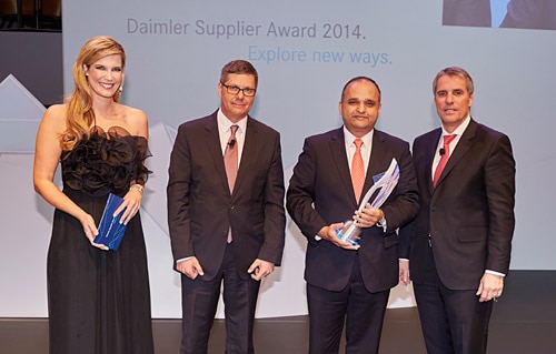 Daimler Supplier Award 2014 at the Mercedes-Benz Center Daimler Supplier Award 2014 at the Mercedes-Benz Center