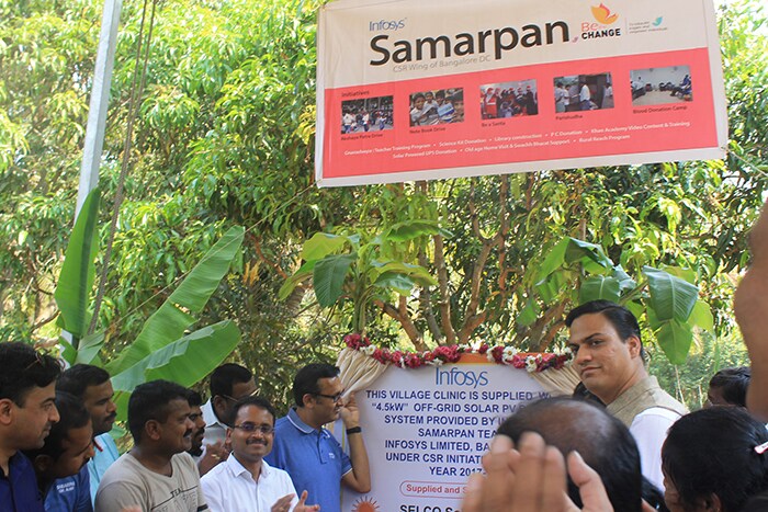 Infosys Donates Solar Electricity to Village Clinic Infosys Donates Solar Electricity to Village Clinic