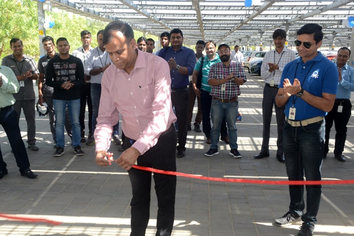 Infosys sets up 760 kW Solar Car Port in the Jaipur Development Center
