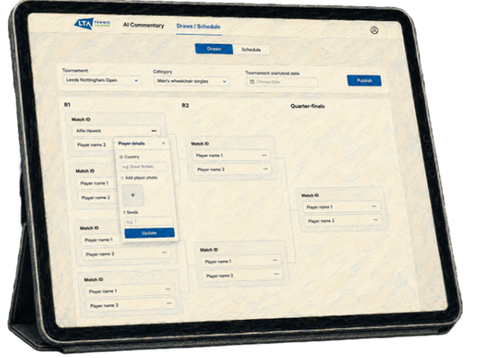 Manual Portal for Wheelchair Matches