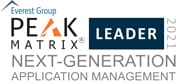 Infosys positioned as a Leader in Everest Group Next-generation Application Management Services PEAK Matrix® Assessment 2021 Infosys positioned as a Leader in Everest Group Next-generation Application Management Services PEAK Matrix® Assessment 2021