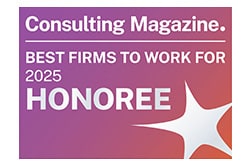 Consulting Magazine Best Firms to Work For 2025 Honoree