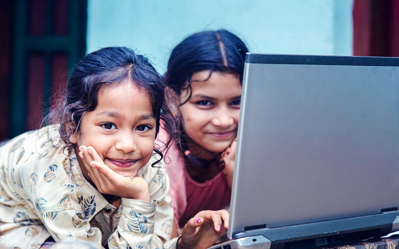 Computer classes for underprivileged kids