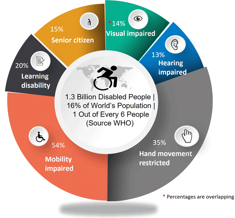 Figure 1. The people who need accessible digital medium