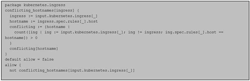 Example 3 – Kubernetes ingress and egress decisions