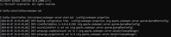 Start Zookeeper