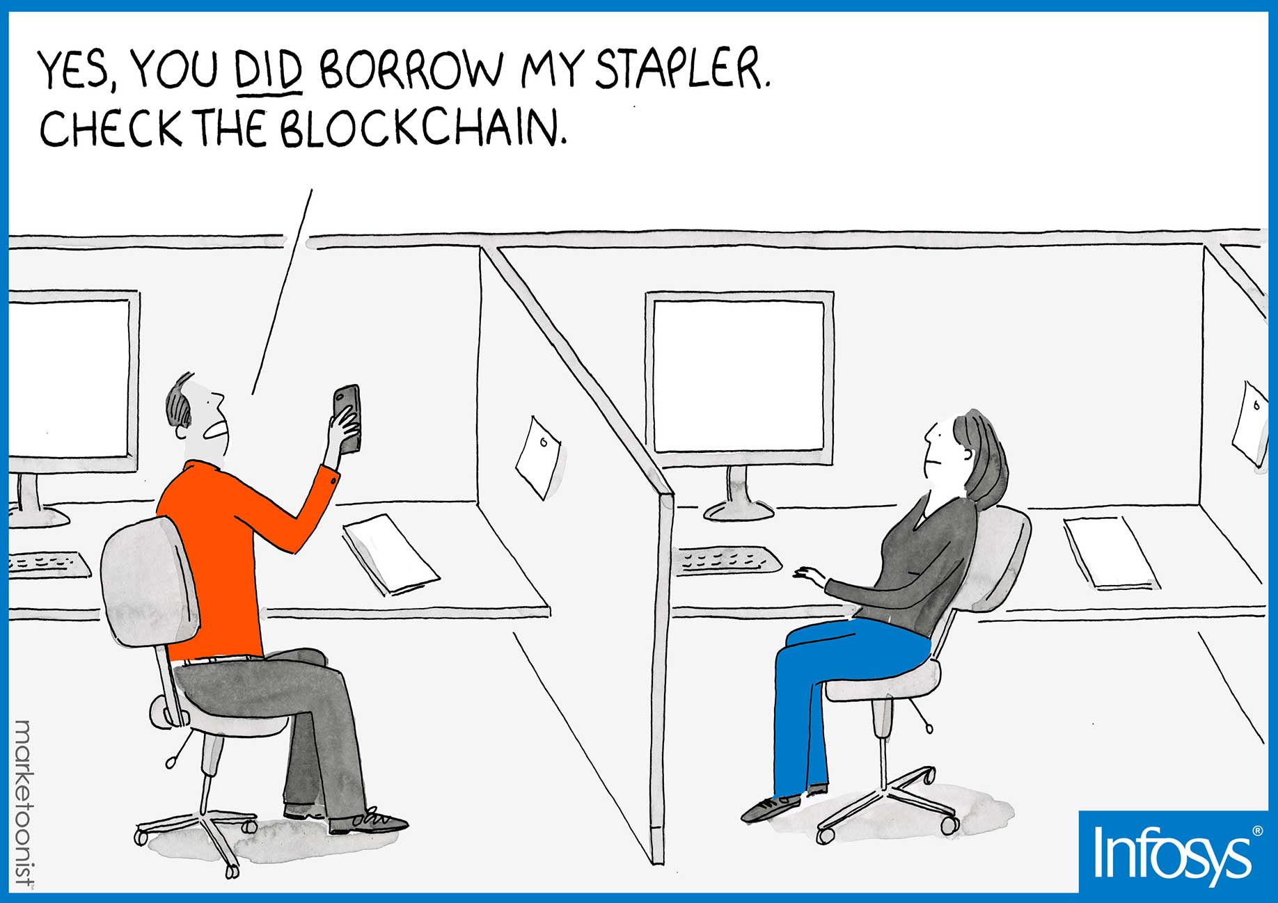 Finding Humor In Digital Transformation - Infy toons | Blockchain Finding Humor In Digital Transformation - Infy toons | Blockchain