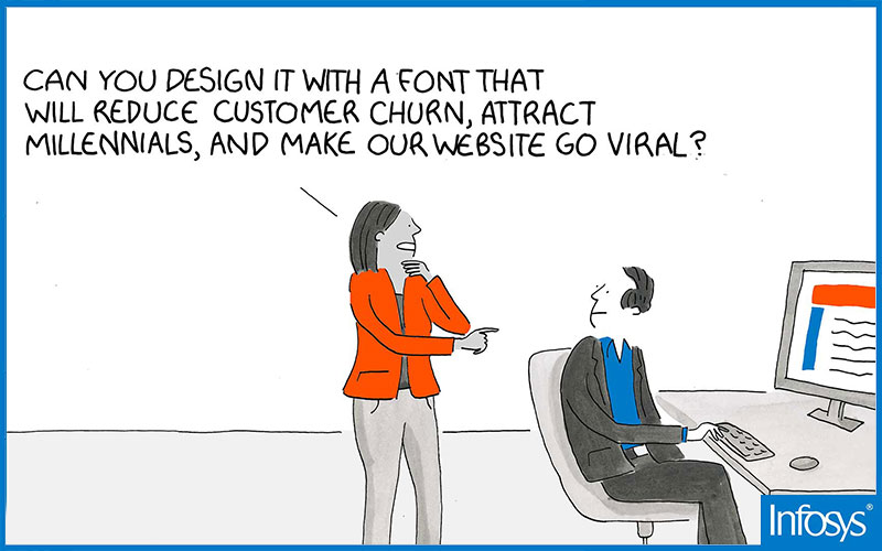 Finding Humor In Digital Transformation - Infy toons | Design